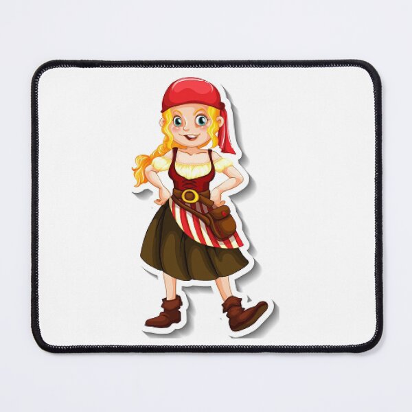 Item preview, Ahoy Matey, Swashbuckling Girl Pirate Searching For Treasure - Children Apparel and Decor. designed and sold by lduke47.