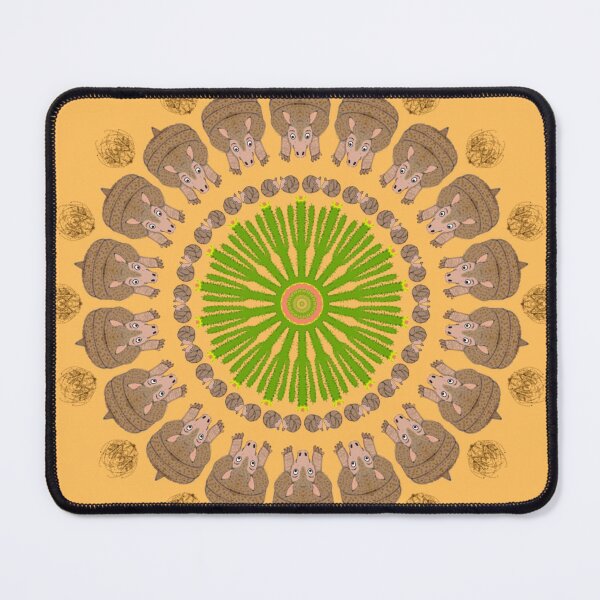 Item preview, Amazing Armadillo Mandala Design designed and sold by MandalaZoo.