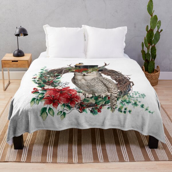 Item preview, Yule Snowy Owl "Keeping Watch" designed and sold by RagdollGypzy.
