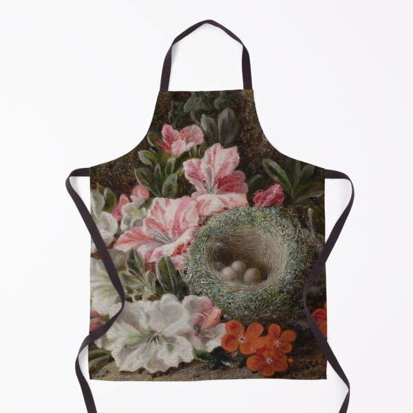 Item preview, George Clare - Still Life of Flowers and Birds Nest designed and sold by Rehs.