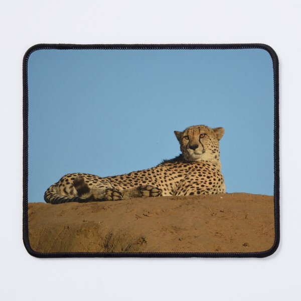 Item preview, Watchful cheetah mousepad designed and sold by Roy-Babiuk.
