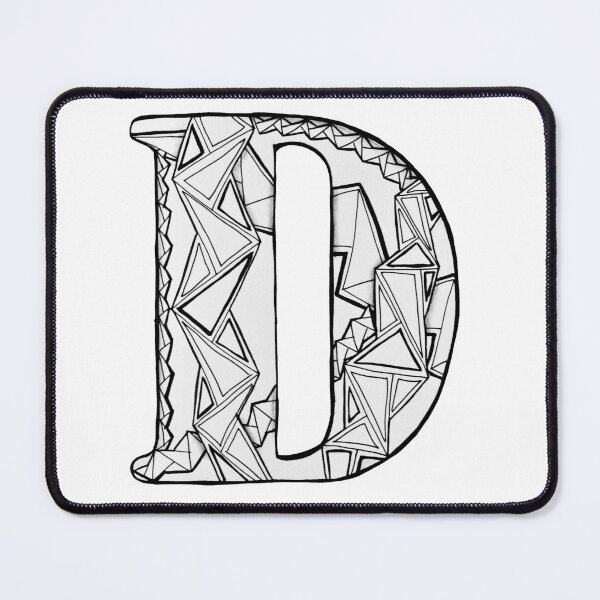 Item preview, Block Letter D designed and sold by mikilevran.