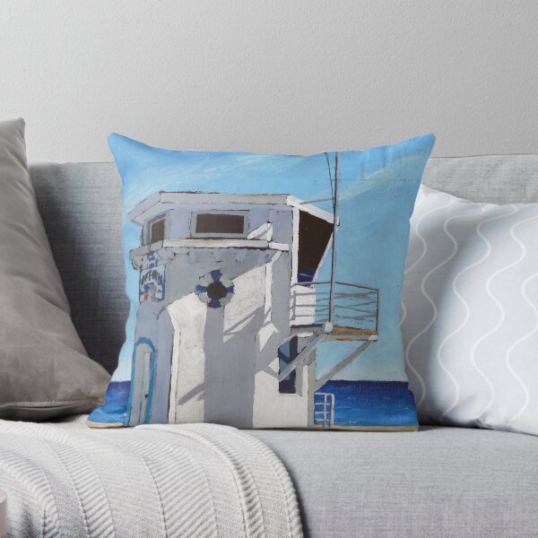 Moderate Surf (Abstract) Throw Pillow