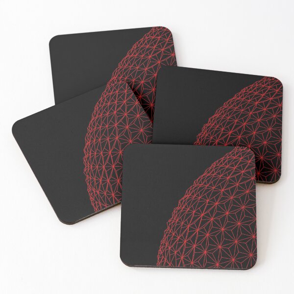 Item preview, Spaceship Earth Outline (Red) designed and sold by Tacopia.