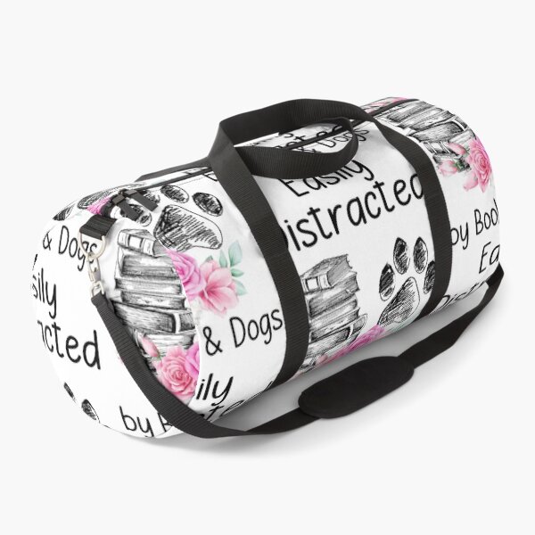 Item preview, EASILY DISTRATED BY BOOKS AND DOG designed and sold by KirstixCo.