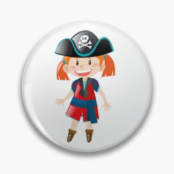 Item preview, Ahoy Matey, Swashbuckling Girl Pirate Searching For Treasure - Children Pirate Apparel and Decor. designed and sold by lduke47.