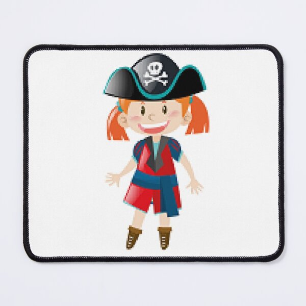 Item preview, Ahoy Matey, Swashbuckling Girl Pirate Searching For Treasure - Children Pirate Apparel and Decor. designed and sold by lduke47.
