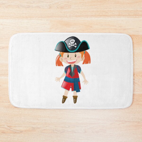 Item preview, Ahoy Matey, Swashbuckling Girl Pirate Searching For Treasure - Children Pirate Apparel and Decor. designed and sold by lduke47.