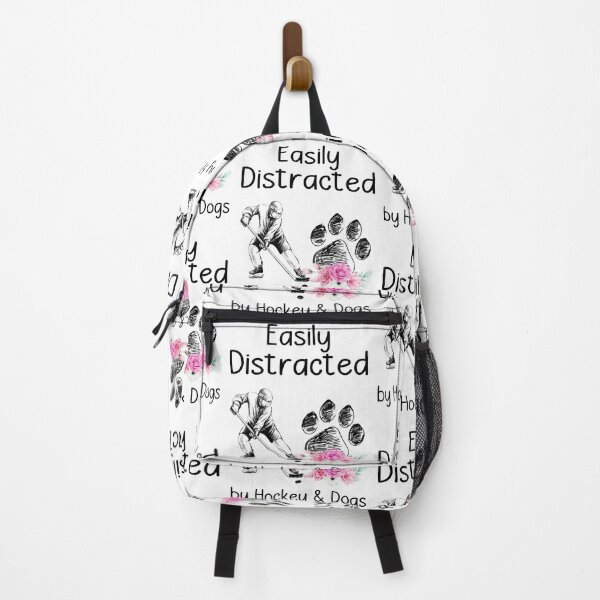 Item preview, EASILY DISTRATED BY ICE HOCKEY AND DOG designed and sold by KirstixCo.