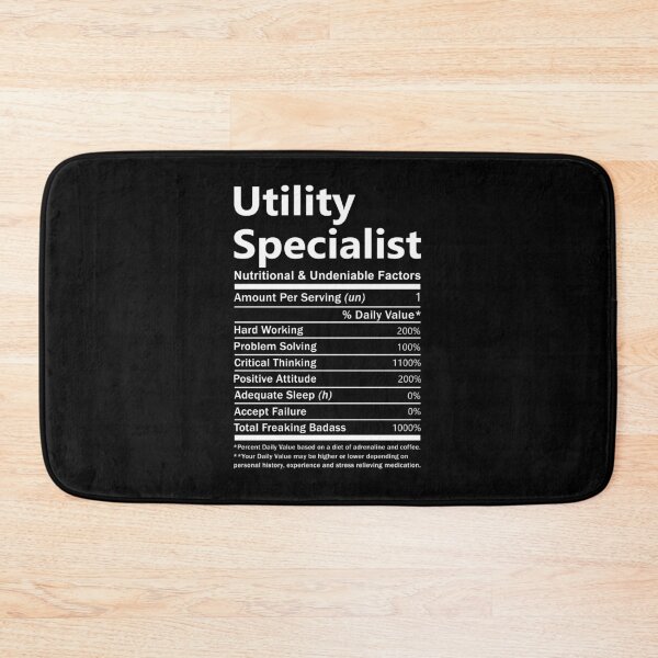 Item preview, Utility Specialist T Shirt - Nutritional and Undeniable Factors Gift Item Tee designed and sold by oslandefren.