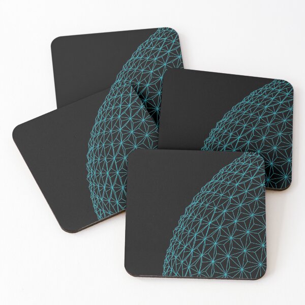 Item preview, Spaceship Earth Outline (Cyan) designed and sold by Tacopia.