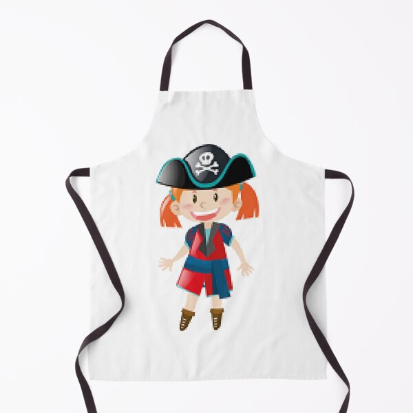Item preview, Ahoy Matey, Swashbuckling Girl Pirate Searching For Treasure - Children Pirate Apparel and Decor. designed and sold by lduke47.