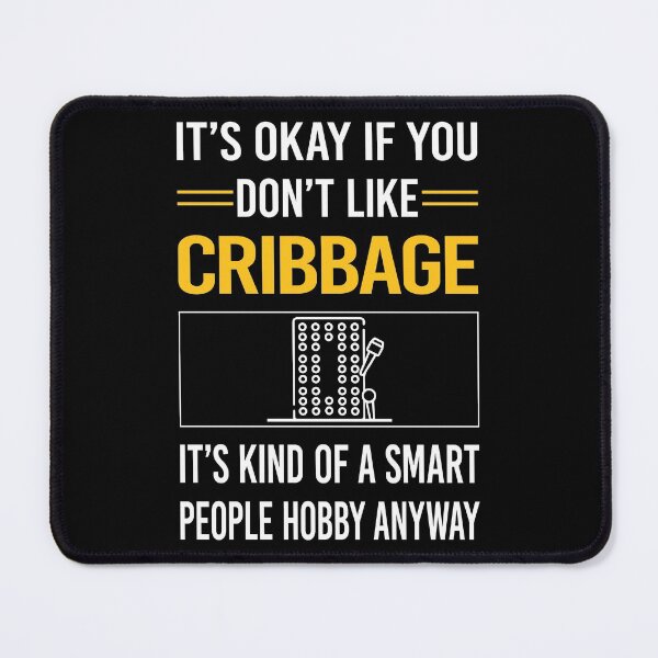 Item preview, Funny Smart People Cribbage Crib designed and sold by fatherbarliman.