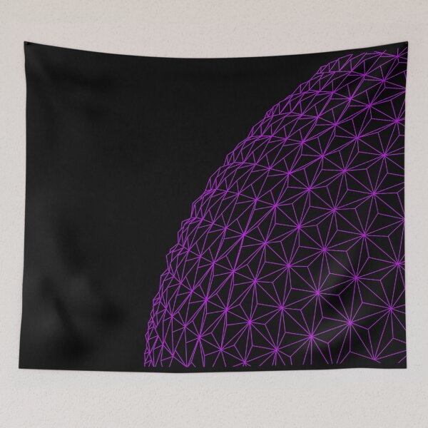 Item preview, Spaceship Earth Outline (Purple) designed and sold by Tacopia.