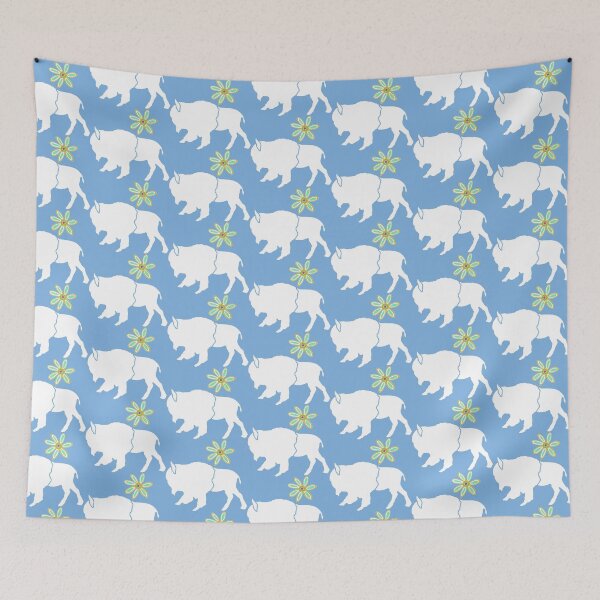 Item preview, White Buffalo and Daisy designed and sold by creativebeeshop.