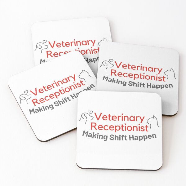 Item preview, Veterinary Receptionist Making Shift Happen Red designed and sold by JDWCreations.