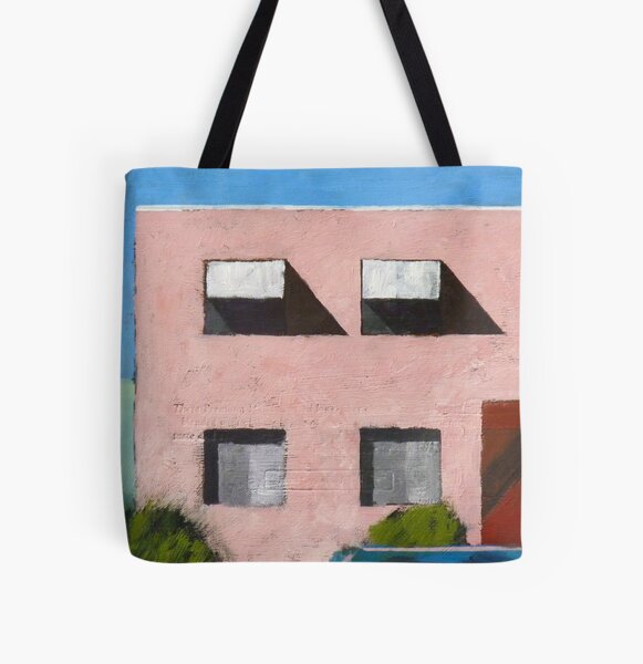 Pink Apartments (Abstract) All Over Print Tote Bag