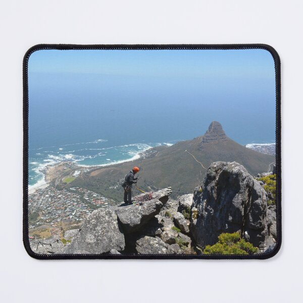 Item preview, Table mountain rappeller mousepad designed and sold by Roy-Babiuk.