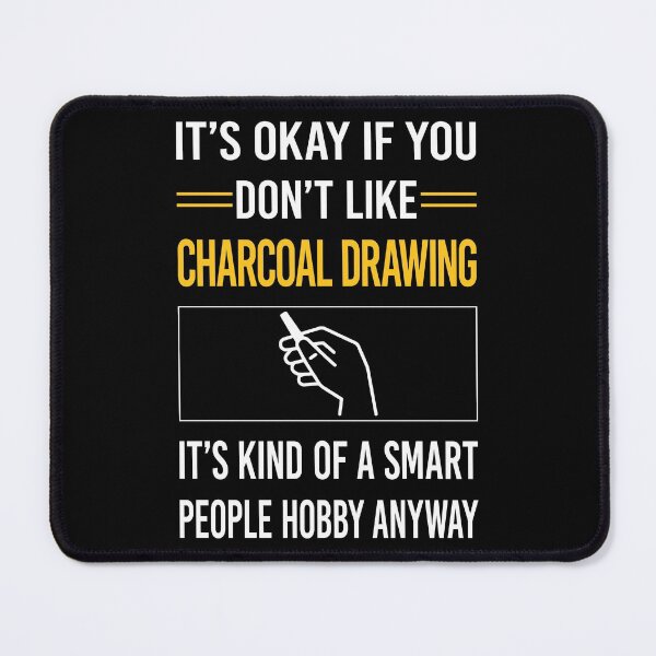 Item preview, Funny Smart People Charcoal Drawing designed and sold by fatherbarliman.
