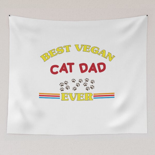 Item preview,  best vegan cat dad ever  designed and sold by Innovational.