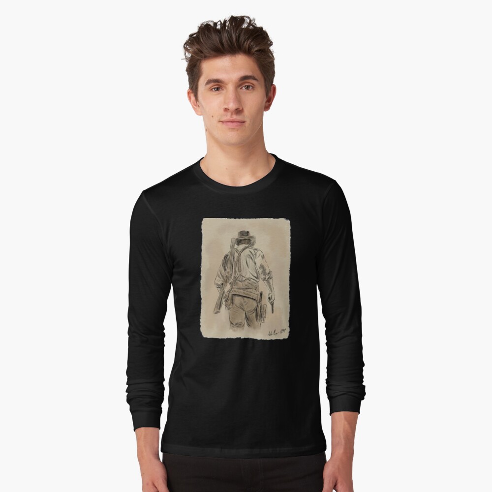 Vista previa del artículo con la obra «Camiseta de manga larga», diseñado y vendido por Luke-Simson.