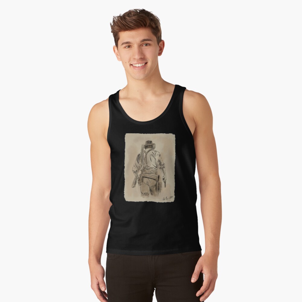 Vista previa del artículo con la obra «Camiseta de tirantes», diseñado y vendido por Luke-Simson.