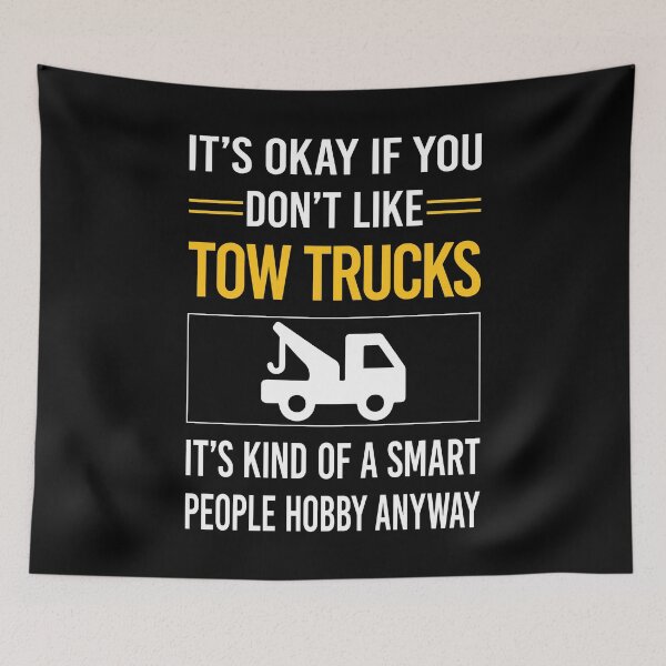 Item preview, Funny Smart People Tow Truck Trucks designed and sold by jiggleterrified.