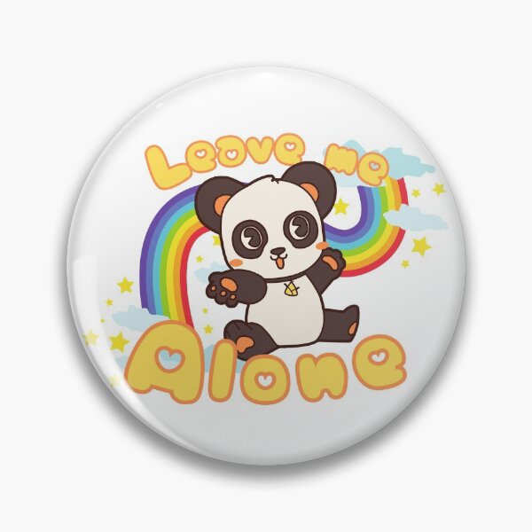 Item preview, Leave me alone Rainbow Panda yellow designed and sold by Anxatzi.