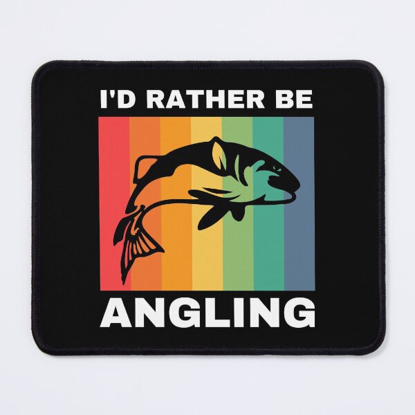 Item preview, I'd Rather Be Angling designed and sold by Crafty-Mornings.