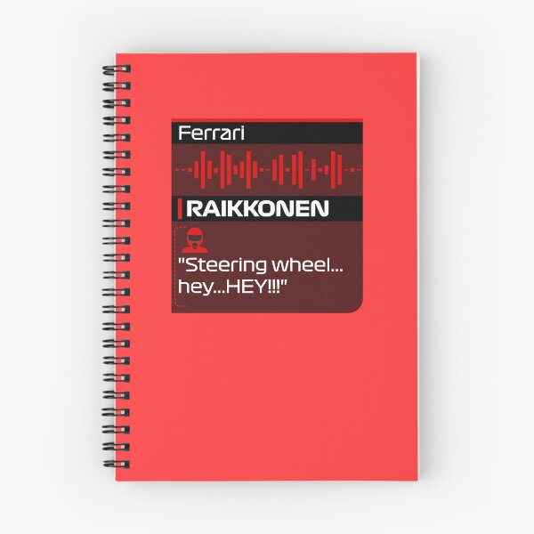 Item preview, Raikkonen's Steering Wheel HEY! - F1 Team Radio designed and sold by StickItOnPole.