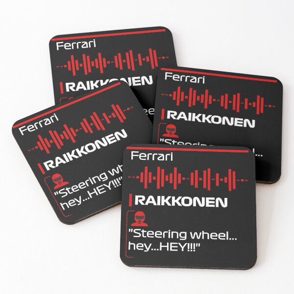 Item preview, Raikkonen's Steering Wheel HEY! - F1 Team Radio designed and sold by StickItOnPole.