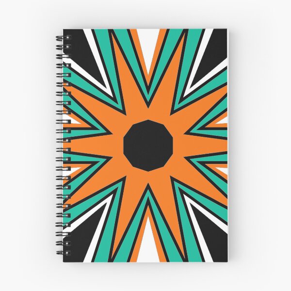 Item preview, Teal and Orange Star Burst designed and sold by SillaHoekstra.