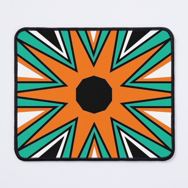 Item preview, Teal and Orange Star Burst designed and sold by SillaHoekstra.