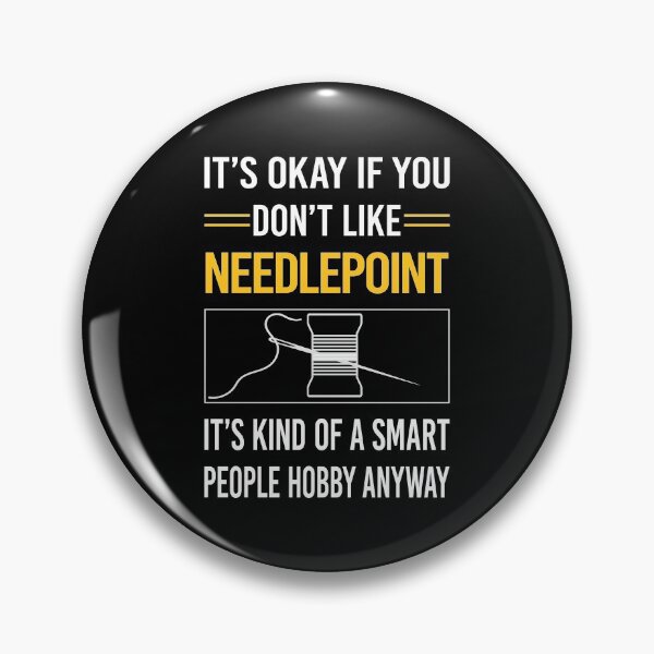 Item preview, Funny Smart People Needlepoint Canvas Work designed and sold by RandalDavis.