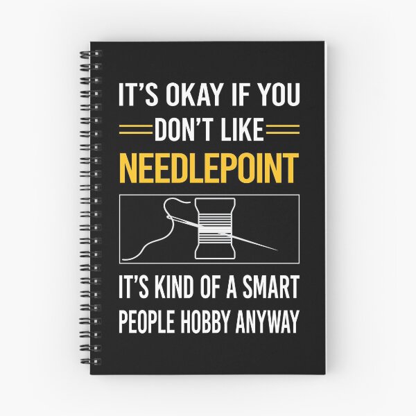 Item preview, Funny Smart People Needlepoint Canvas Work designed and sold by RandalDavis.