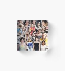 sophia bush collage Acrylic Block