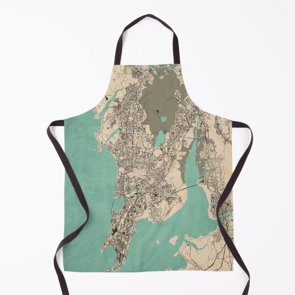 Item preview, Mumbai City Map of India - Vintage designed and sold by deMAP.