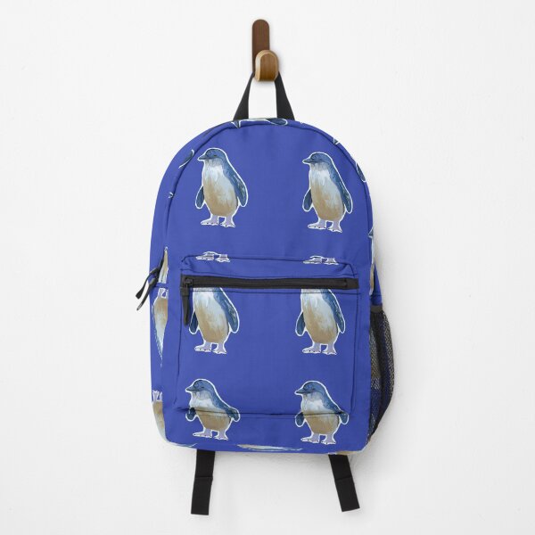 Item preview, Penguin Blue block colour background designed and sold by Backstreet Lobotomy.