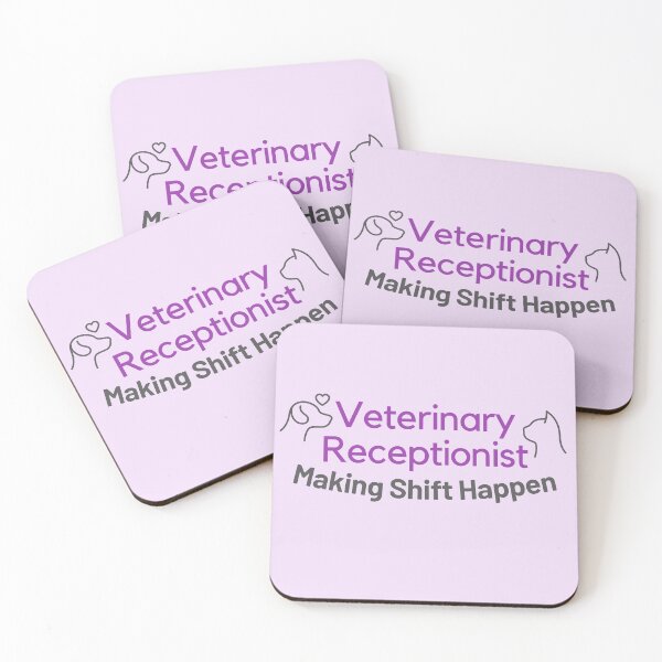 Item preview, Veterinary Receptionist Making Shift Happen Purple designed and sold by JDWCreations.