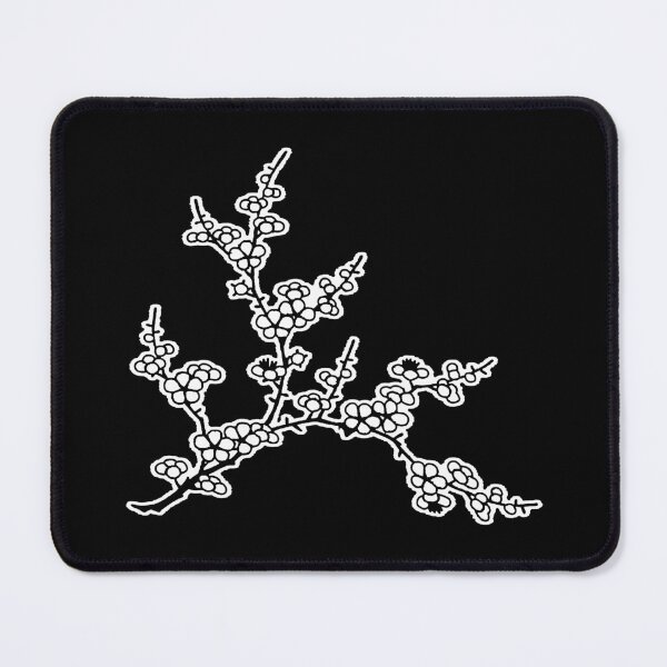 Item preview, Wide Branch of Blossoming Ume - Black and White designed and sold by BReinbold.