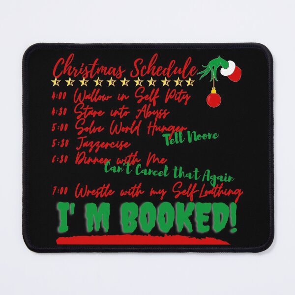 Item preview, Christmas Schedule designed and sold by Vibing-Right.