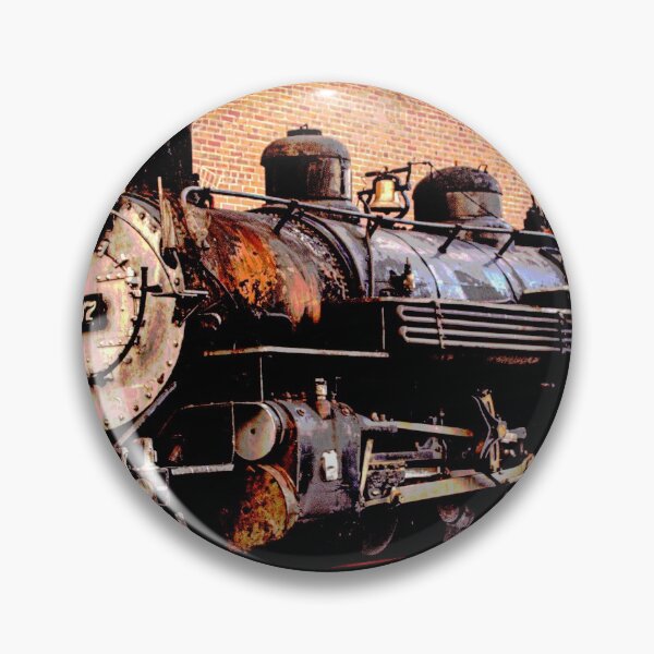 Item preview, Old Engine #497 at Chama, New Mexico Narrow Gauge Rail yard designed and sold by William E Lopez.