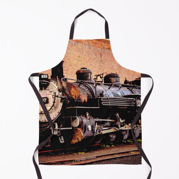 Item preview, Old Engine #497 at Chama, New Mexico Narrow Gauge Rail yard designed and sold by William E Lopez.