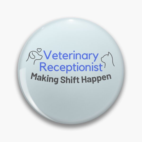 Item preview, Veterinary Receptionist Making Shift Happen Blue designed and sold by JDWCreations.