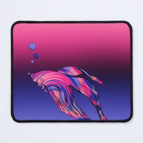 Item preview, Beta Fish Inconspicuous Omnisexual Pride designed and sold by lolaboutelle.