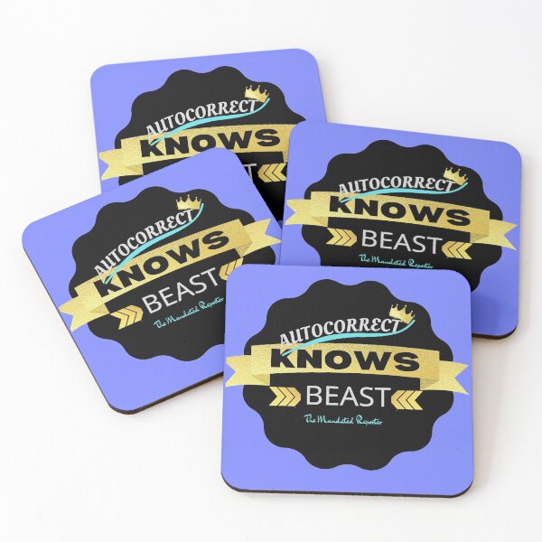 Item preview, Funny Autocorrect Knows Beast Design designed and sold by TheReporter1.