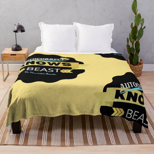 Item preview, Funny Autocorrect Knows Beast Design designed and sold by TheReporter1.