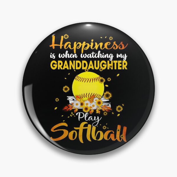 Item preview, HAPPINESS GRANDDAUGHTER SOFTBALL designed and sold by Yasmeen79.