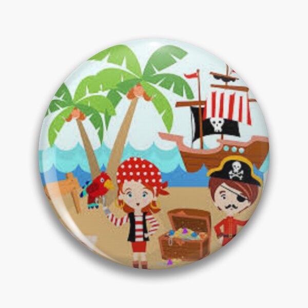 Item preview, Ahoy Matey, Swashbuckling Pirates Searching For Treasure - Children Pirate Apparel and Decor. designed and sold by lduke47.