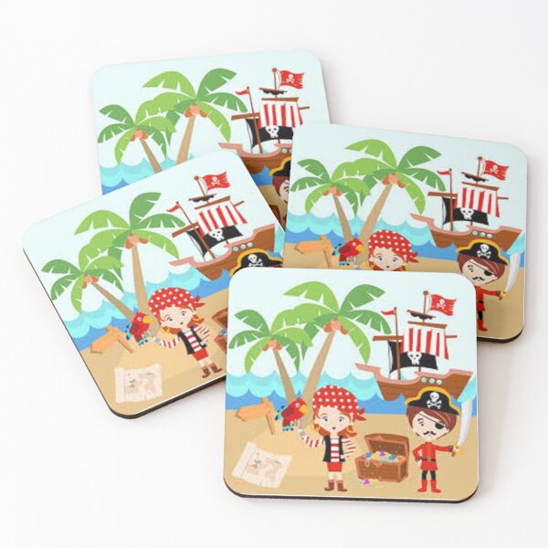 Item preview, Ahoy Matey, Swashbuckling Pirates Searching For Treasure - Children Pirate Apparel and Decor. designed and sold by lduke47.